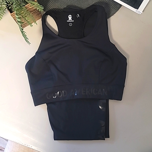 GOOD AMERICAN WORKOUT SET! SIZE TWO IS A MED IN GA - Picture 3 of 16